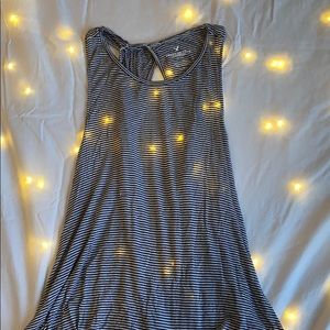 Black and white tank top